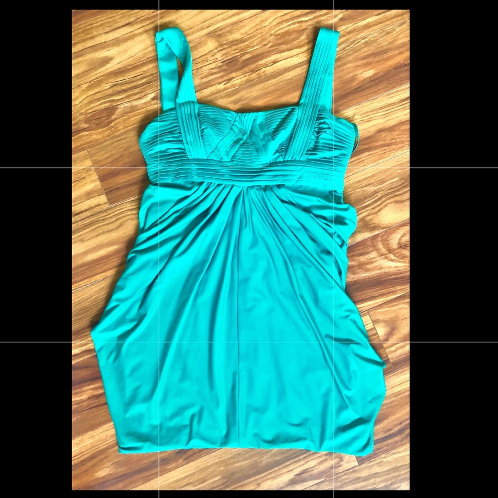BCBG Green cocktail dress